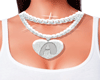 NECKLACE HEART LETTER A