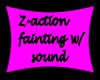 Z Action Faint w\sound