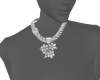 Diamond Flower Necklace