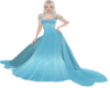 Blue Crystal Gown