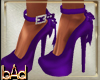 Gretta Purple Belt Heels