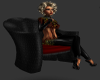(AL)Wicker Chair Black
