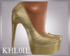 K gold yellow heels