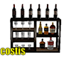 shelf with bottles