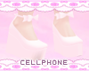 bow heels (pink) ❤