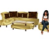gold couch