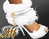 ^MQ^ White Wedding Heels