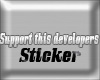 Dev Support Sticker