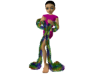 Rainbow Tinsel Ava