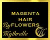 MAGENTA HAIR FLOWERS