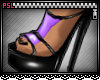 PSL Purple PVC Heels