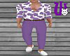 Cow Outfit M purple