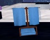 soft blue towels