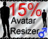 *M* Avatar Scaler 15%
