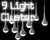 9 Light Cluster