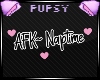 🐾 AFK Naptime Sign