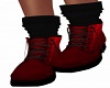 Isabel Ankle Boots-Red