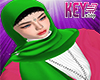 K* Ameena Green Hijab