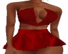 red mini skirt fit rll