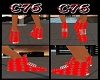 [C76] SHOES  RED