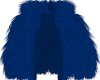 Josie Blue Fur Coat