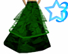 Green Layered Skirt
