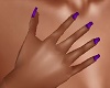 Purple Finger Nails