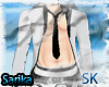 *Sarika*Long white coat!