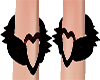 Heart Knee Spikes |RD/BK