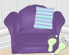 Scaled Purple Chair