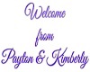 Payton & Kim Sign Purple
