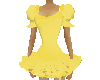 Yellow  Ruffle Dress