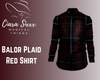 Balor Plaid Red Shirt