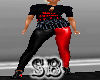 Blk/Red ChristmasFit 3pc