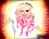 Blond Pink Hair With Bow