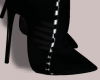 E* Black Checkered Boots