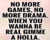 No Games No Drama