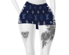 blue lv skirt
