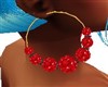Ruby Earrings in Gold