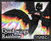 Rainbow - Quad Wings