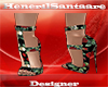 HS-Black Roses Heels
