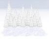 Snow Tree Cluster