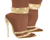 Gold Fancy Heels