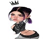 purple and black hair