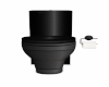 R~ Modern Black Toilet