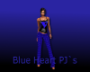 Blue Heart PJs