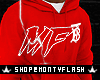 red tb hoodie
