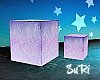 Purple Sparkle Cube