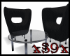 [xS9x] Black Pose Chairs