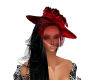 SNK Rose Veiled Hat